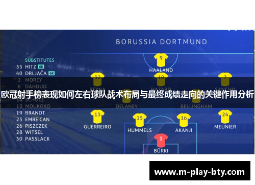 欧冠射手榜表现如何左右球队战术布局与最终成绩走向的关键作用分析